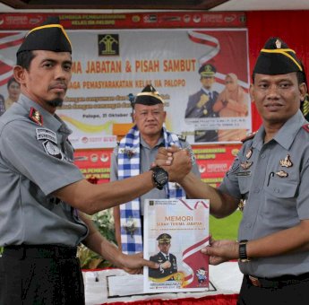 Kalapas dan Kabapas Palopo Dijabat Pimpinan Baru, Jaya Saputra Minta Bekerja Dengan Baik