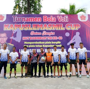 Tim Voli Kemenkumham Sulsel Berhasil Sabet Juara II Turnamen Kapuslemasmil Cup