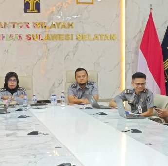 Optimalkan Pengelolaan Keuangan, Kanwil Kemenkumham Sulsel Ikut Exit dan Entry Meeting BPK RI