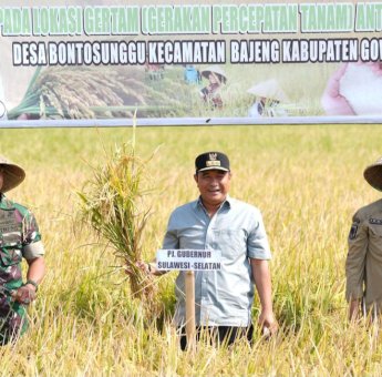Panen Raya di Gowa, Sulsel Sukses Tangani Dampak El Nino