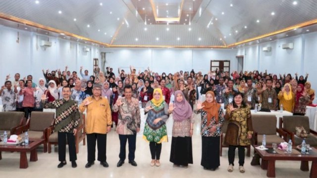 Workshop Implementasi Mata Pelajaran Muatan Lokal Bahasa Kutai untuk kelas I dan IV jenjang pendidikan Sekolah Dasar (SD) untuk Wilayah Zona II. (Istimewa)