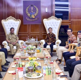 Temui Pj Gubernur – Direktur PLN Jelaskan Kondisi Kelistrikan di Sulsel