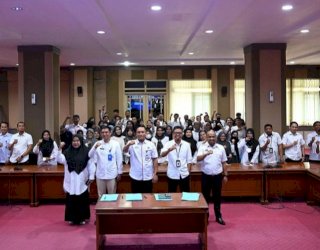 Diskominfo-SP Sulsel Telah Ikrar Pakta Integritas dan Komitmen Netral di Pemilu 2024