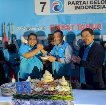 Ketua DPW Sulsel Syamsari Kitta Puji Perayaan HUT ke-4 Partai Gelora di Parepare