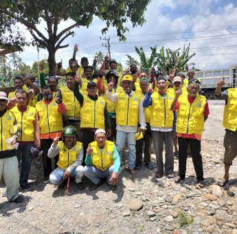 Komunikasi Ojek Bone-bone Deklarasi Dukung Muhammad Fauzi