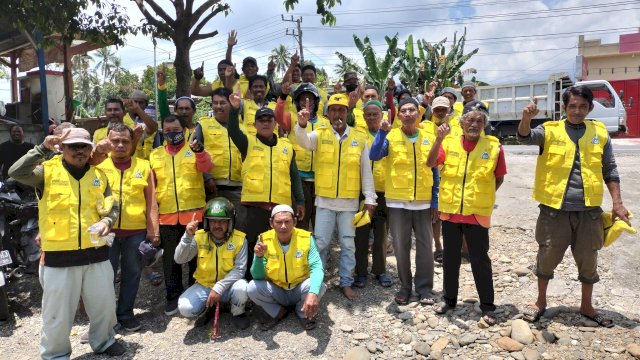 Komunitas Ojek Bone - bone deklarasi dukung Muhammad Fauzi di pemilu 2024 mendatang. (ist)