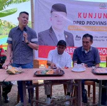 Lakukan Pengawasan APBD, Edward Horas Ajak Warga Parangtambung Bersama Kawal Pembangunan