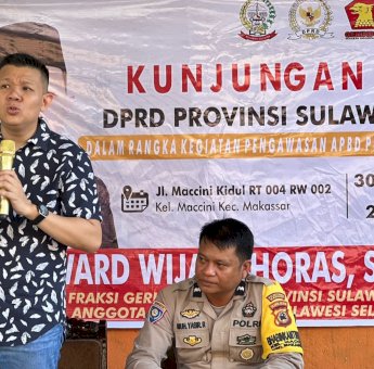 Awasi Pelaksanaan APBD, Edward Horas Temui Warga Maccini dan Kunjungi SMAN 2 Makassar