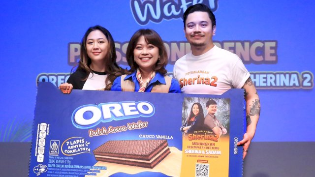 OREO Wafer berkolaborasi dengan Film Petualangan Sherina 2 untuk mengajak keluarga di Indonesia untuk berpetualang mengikuti program berburu hadiah menarik. (Dok. Istimewa)