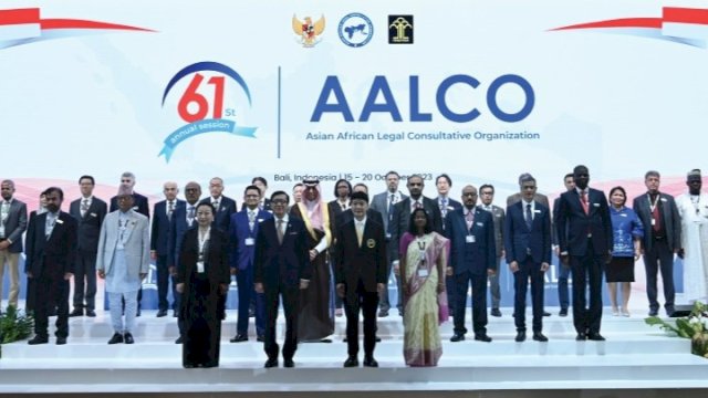 Forum Asian-African Legal Consultative Organization (AALCO) berlangsung di Bali sejak 16 hingga 20 Oktober 2023 mendatang. (Dok. Humas Kanwil Kemenkumham Sulsel)