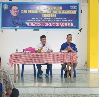 Legislator Demokrat Parepare Yangsmid Rahman Jaring Aspirasi Warga Soreang