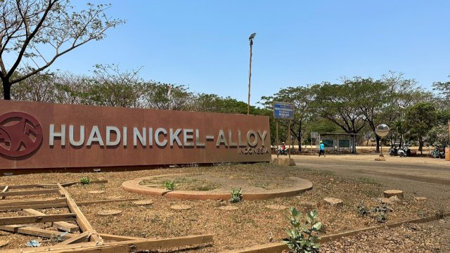 Kawasan pabrik pengolahan nikel atau smelter Huadi Group di Kabupaten Bantaeng, Sulawesi Selatan. (Foto: Istimewa)