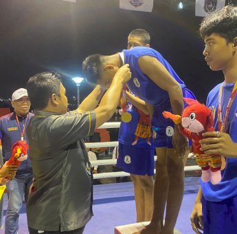 Sambangi PORKOT VIII Makassar, Ketua Umum KONI Sulsel Motivasi Para Atlet