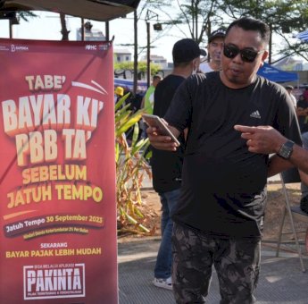 Bapenda Makassar Buka Gerai Pelayanan di Area Car Free Day Boulevard
