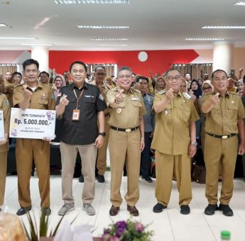 Pemkot Parepare Beri Penghargaan SKPD Terinovatif, Kepala Puslatbang LAN Apresiasi Taufan Pawe
