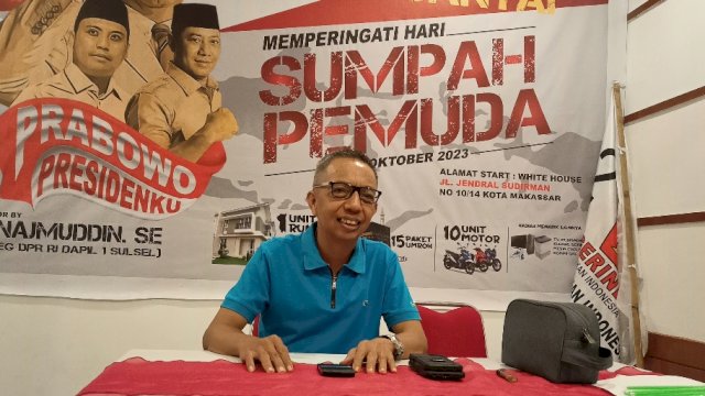 Ketua Panitia Jalan Santai Najmuddin, Ringgo Boy. (Foto: Istimewa)