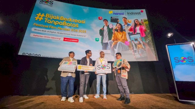 IOH bersama Narasi kampanyekan ujaran kebencian dengan menggelar Festival Film Pendek Save Our Socmed (SOS) 2023. (Dok. IOH)