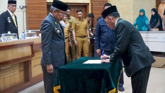 Ketgam: Wali Kota Taufan Pawe Lantik Husni Syam definitif Sekda Parepare