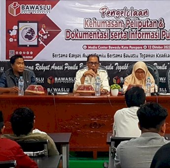 Di Hadapan Panwascam se-Kota Parepare, Mardiana: Pemahaman Kehumasan Penting bagi Pengawas Pemilu
