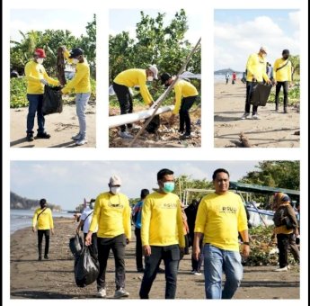 RS Andi Makkasau Parepare Ikut Berpartisipasi Gerakan Bersih Pantai