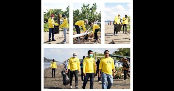 RS Andi Makkasau Parepare Ikut Berpartisipasi Gerakan Bersih Pantai