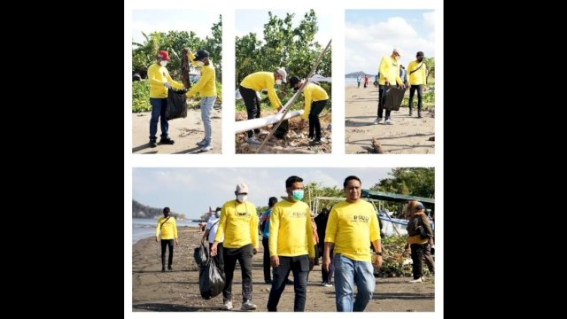 RS Andi Makkasau Parepare Ikut Berpartisipasi Gerakan Bersih Pantai