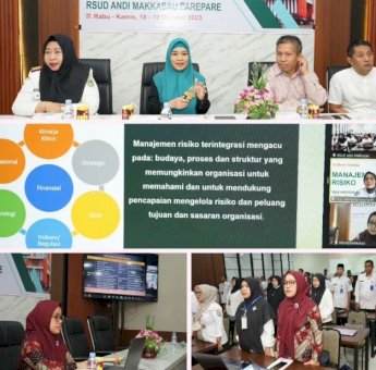 Gelar In House Training, RS Andi Makkasau Parepare Tingkatkan Manajemen Risiko di Rumah Sakit