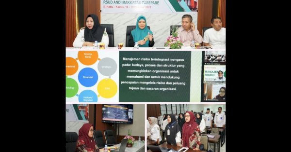 Gelar In House Training, RS Andi Makkasau Parepare Tingkatkan Manajemen Risiko di Rumah Sakit