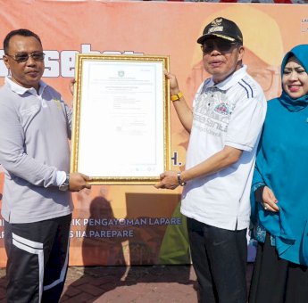 Lapas Parepare Miliki Izin Operasional Klinik Pratama Pengayoman Lapare, Diserahkan Langsung Wali Kota Taufan Pawe