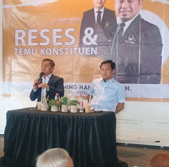 Temu Konstituen, Legislator NasDem Parepare Tasming Hamid Jaring Aspirasi dan Sampaikan Komitmen Maju di DPRD Provinsi