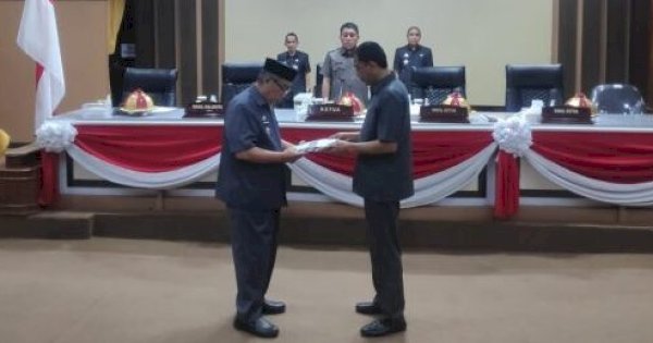 DPRD Parepare Gelar Paripurna Penyerahan Ranperda Tentang Pertanggungjawaban Pelaksanaan APBD Pemkot Tahun Anggaran 2022