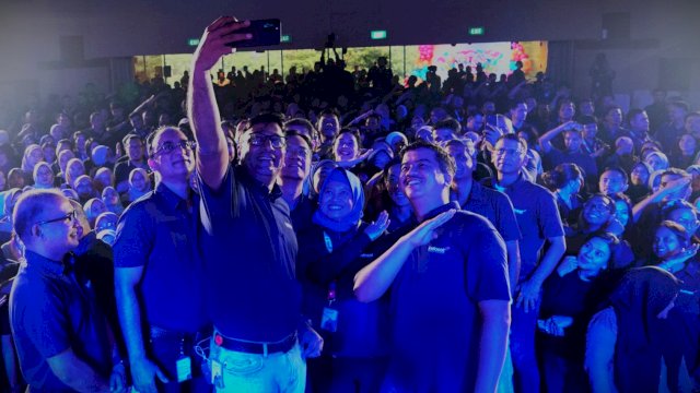  Indosat Ooredoo Hutchison (Indosat atau IOH) merayakan usianya ke-56 tahun dengan tema "Menembu56atasan". (Dok. IOH)