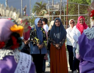 Antusias Sambut Kedatangan Sofha Marwah, Bupati Luwu Utara Siap Kawal Program PKK Sulsel