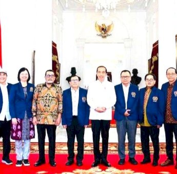 Presiden Jokowi Terima Pengurus PWI Pusat
