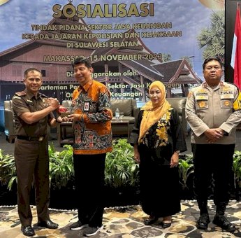 OJK Perkuat Sosialisasi Tindak Pidana Jasa Keuangan ke APH di Sulsel