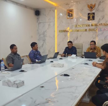 DJKI Beri Pendampingan Tim Kemenkumham Sulsel Kelola Aplikasi Monitoring KI