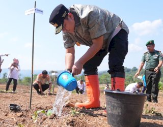 Pj Gubernur Bahtiar Ajarkan Para Petani Enrekang Cara Kembangkan Bibit Pisang