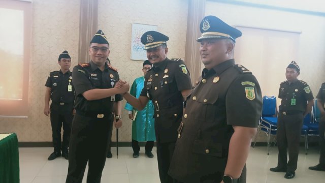 Suasana Serah Terima Jabatan Kasi Pidsus Kejari Sinjai.