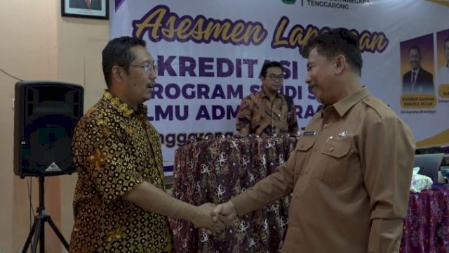 Sekda Kukar H Sunggono, saat hadiri kegiatan di Unikarta. (Istimewa)