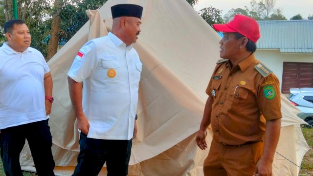 Bupati Kutai Kartanegara Edi Damansyah, saat berada di Desa Sumber Sari. (Istimewa)