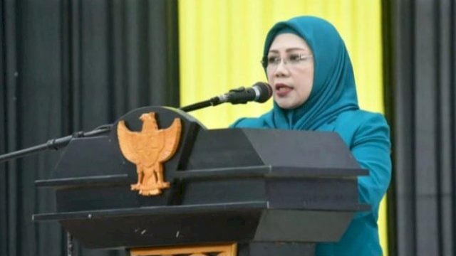 Ketua TP PKK Kabupaten Soppeng, Nurjannah Andi Kaswadi. (Istimewa)