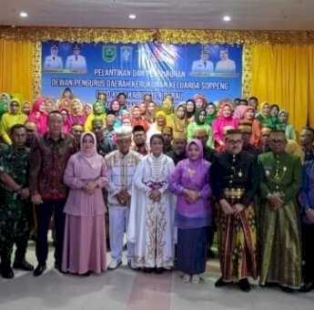 Lutfi Halide Kukuhkan Kerukunan Keluarga Soppeng DPD Kabupaten Berau