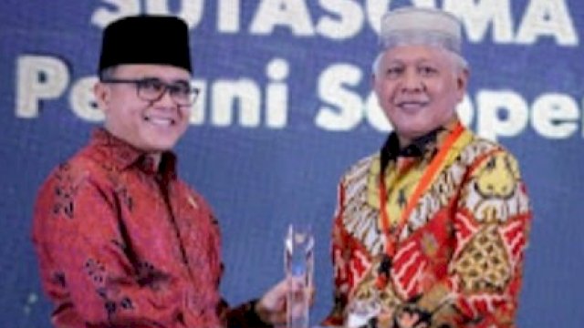 Kabupaten Soppeng Raih Penghargaan Tertinggi Inovasi Sutasoma