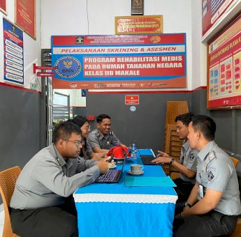 Rutan Pinrang, Enrekang dan Makale Jadi Lokasi Monev Kanwil Kemenkumham Sulsel