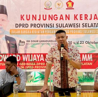 Dua Hari Berturut-turut Edward Horas Gelar Pertemuan dengan Warga, Kunker Terkait Pengawasan APBD Sulsel