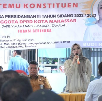 Budi Hastuti Dengar Curhatan Warga Mangasa Soal Fasum Fasos