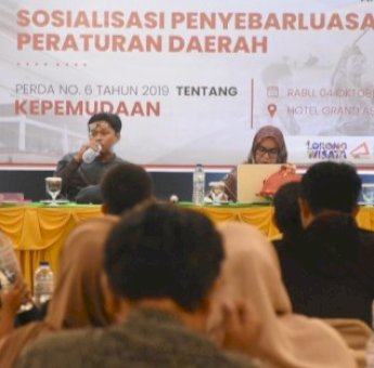 Gelar Sosialisasi Perda, Sekretariat DPRD Makassar Dorong Pemuda Lebih Berkembang