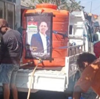 Legislator Nasdem Supratman Rutin Salurkan Air Bersih ke Warga Panakkukang-Manggala