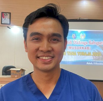 Sah, Elia Tombeg Marrung Resmi Nakhodai KONI Tana Toraja Periode 2023-2027