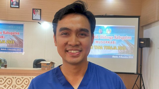 Ketua KONI Kabupaten Tana Toraja periode 2023-2027 yang baru saja terpilih, Elia Tombeg Marrung. (Foto: Istimewa)